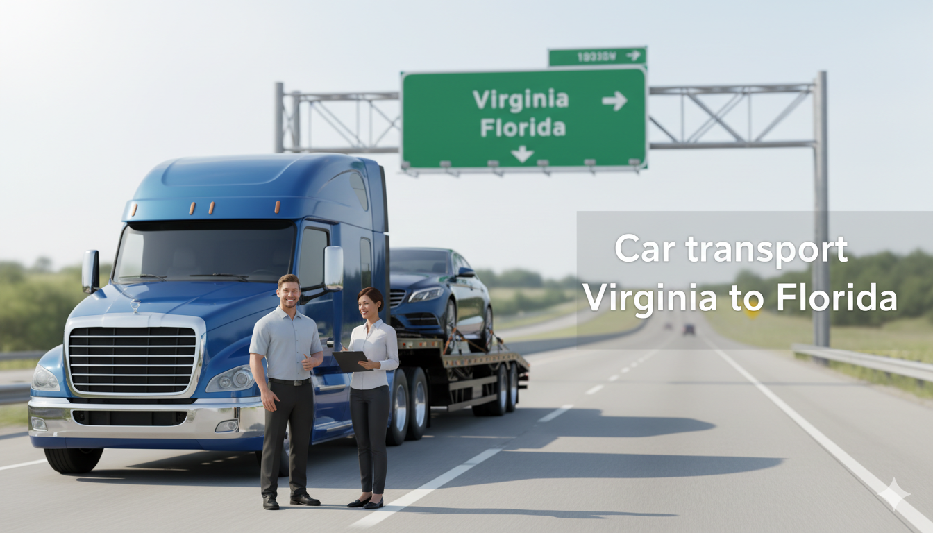 Car Transport Virginia to Florida – Road Vehicle Shipping