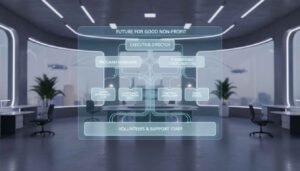 organizational chart of non profit organization