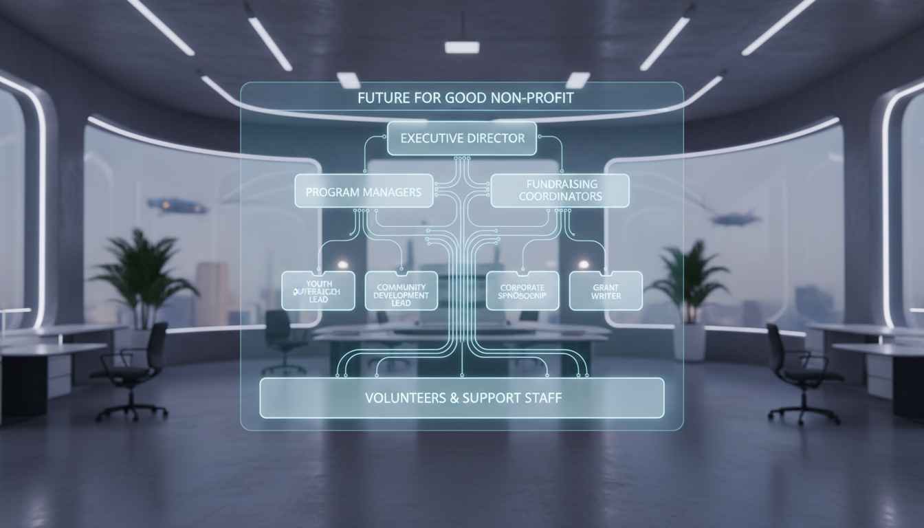 organizational chart of non profit organization