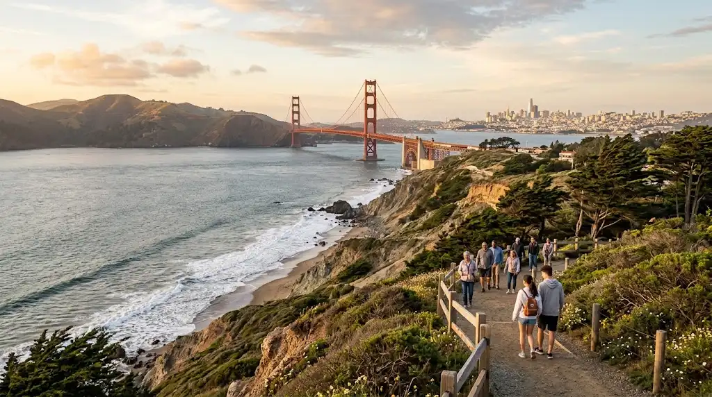 Free places to visit in San Francisco with Golden Gate Bridge views